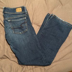 American Eagle Slim Boot Jeans 2 Short
